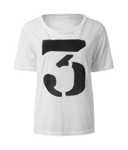 Figure Print Color Block T-Shirt