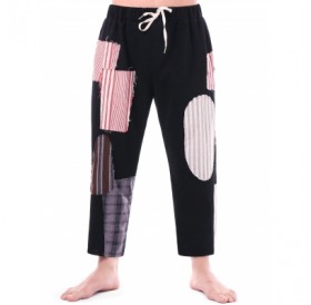 Patchwork Striped Pants