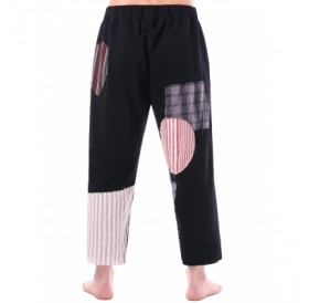 Patchwork Striped Pants