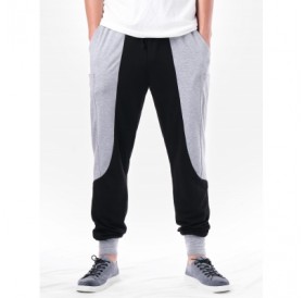 Pocket Design Narrow Feet Panel Pants