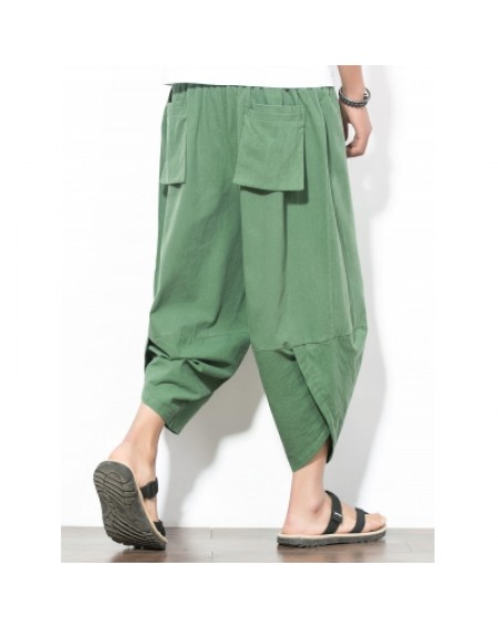 Curve Hem Nine Minutes of Jogger Pants with Pockets