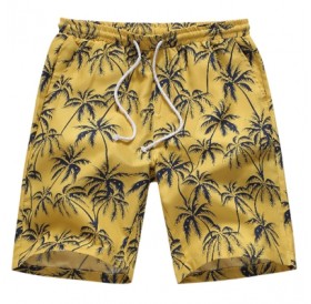 Coconut Tree Print Board Shorts