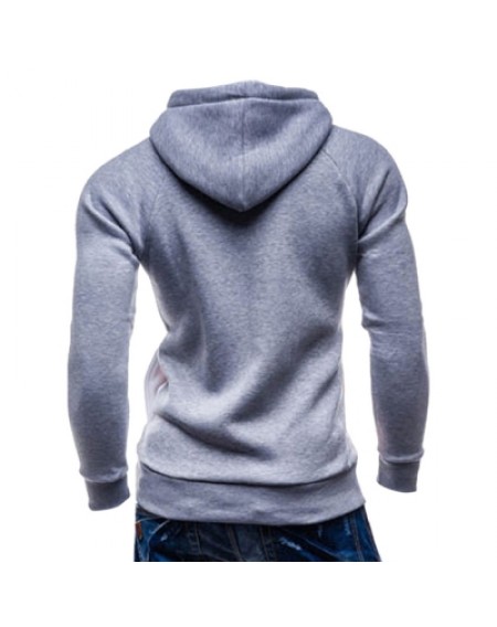 IZZUMI Paneled Raglan Sleeve Hoodie