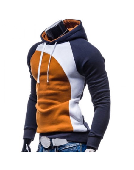 IZZUMI Paneled Raglan Sleeve Hoodie