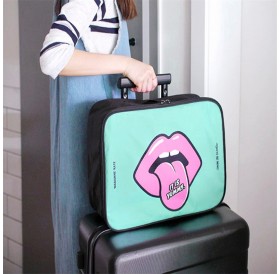 Cartoon Lovely Outdoor Travel Clothes Storage Bag Airplanes Boarding Bag