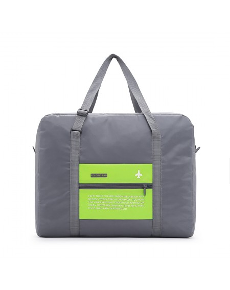 Travel Portable Folding Storage Bag Large Capacity Waterproof Bag A35 Gray Green