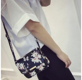 Women Floral Pattern leather Handbag Small Messenger Bag Clutch Shoulder Bags