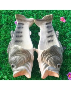 Personality Fish Design Summer Shoes Men&Women Beach Sandals Open Toe Slippers