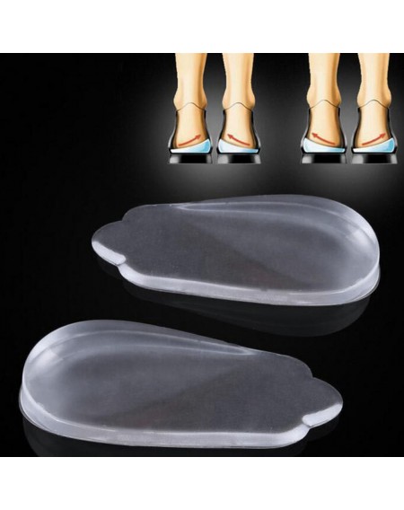 Silicone Gel Corrective Cushion Foot Heel Elastic Care Half Insole Shoe Pad