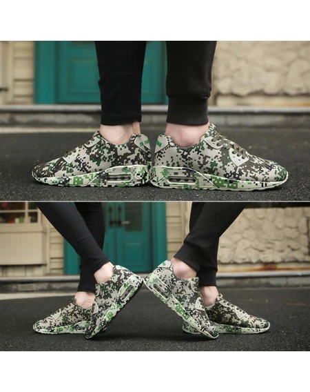 Fashion Camouflage Lovers Shoes Unisex Casual Shoes Breathable Sports Shoes