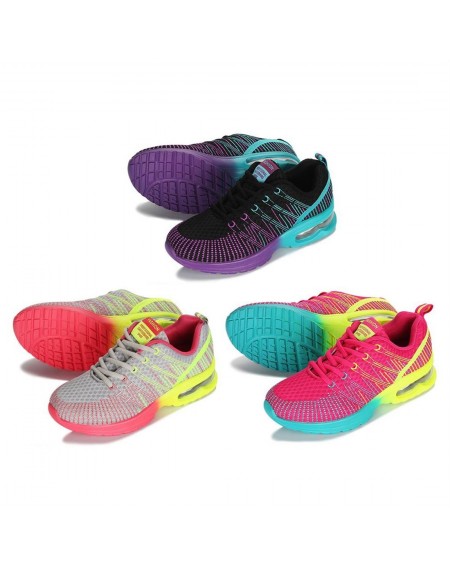 Sport Running Shoes Woman Breathable Comfortable Lace Up Outdoor Sneakers