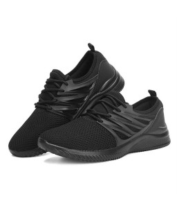 Fly Line Mesh Upper Breathable Sneakers Anti-skid Casual Sports Shoes For Men