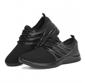 Fly Line Mesh Upper Breathable Sneakers Anti-skid Casual Sports Shoes For Men