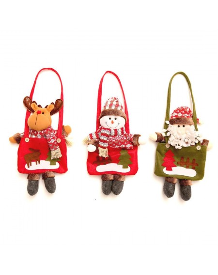 Creative new doll tote bag candy bag Christmas apple bag gift bag Santa style