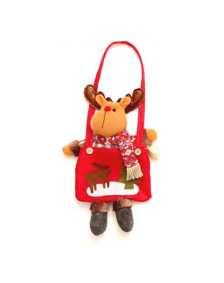 Creative new doll tote bag candy bag Christmas apple bag gift bag Santa style