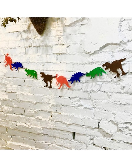 Dinosaur theme party decoration pull flag 2.5m dinosaur pull flag