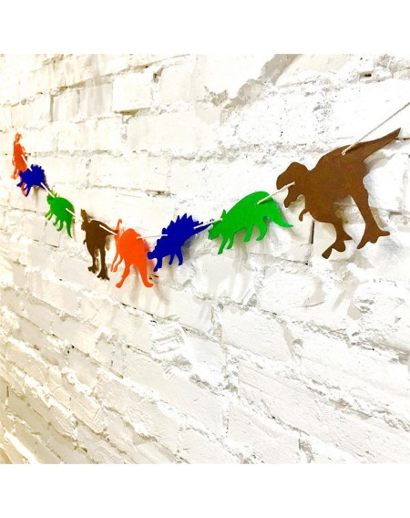 Dinosaur theme party decoration pull flag 2.5m dinosaur pull flag