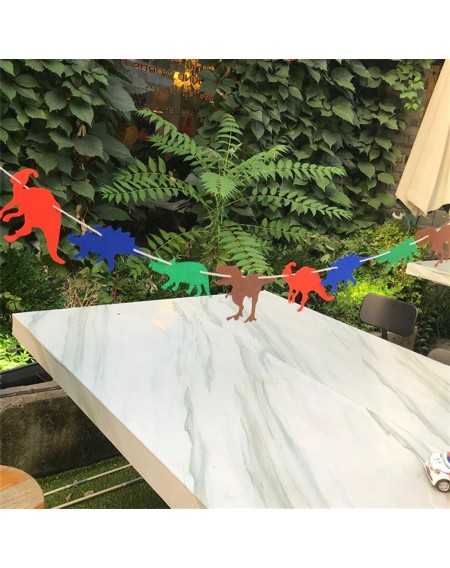 Dinosaur theme party decoration pull flag 2.5m dinosaur pull flag